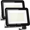 MORSEN 200W Flood Light Outdoor Plug in - 20000LM 5000K