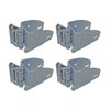 SNAP-LOC E-Track Wood Beam End Socket with Hinge 4-Pack, Logistic