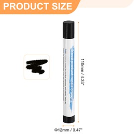 HARFINGTON 5pcs Wood Filler Sticks Wooden Wax Touch Up Furniture Repair Crayons for Scratch Hole Wood, Black