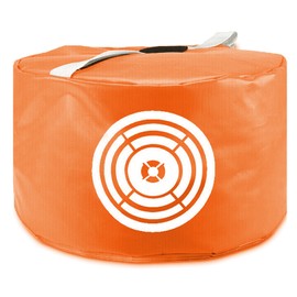 Golf Swing Trainer Smash Bag Strike Practicing Hitting Force Strengthened for Beginners Orange Standard
