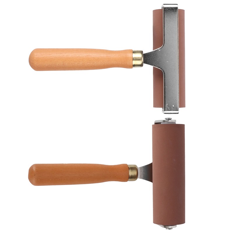 Brayer Soft Flexible Sturdy Durable Elastic Rubber Roller for Printmaking