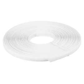 sourcing map Boning for Sewing, 1Pcs 25 Yards 10mm - Polyester Sew-Through High-Density Corset Boning for Wedding Dress, Bridal Gown (White)