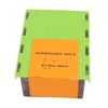 250Pcs Horseshoe Nails Copper Plating Shoeing Nails with Plastic Box
