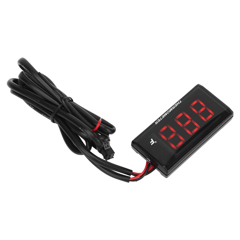 LCD Motorcycle Thermometer Ultra Thin Waterproof Water Temp Meter with