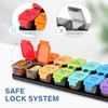 Yaklim Extra Large Weekly Pill Organizer, Detachable 7 Day AM