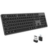 B.FRIENDIT Rechargeable Wireless Keyboard for Mac and Windows, Ultra Slim