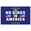 Large There are No Kings in America USA Flag Car