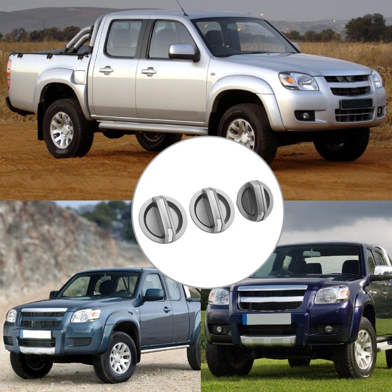 3pcs AC Climate Control Knobs UB9B 61 195 4980165 Air