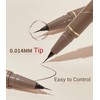Brown Liquid Eyeliner Set Waterproof Long-Lasting Quickly Dry Eye Liners