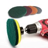 GZKTY Sanding Fleece 150 mm Velcro, P150-180 Grit, Sanding Fleece