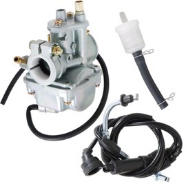 Carburetor Replacement for Yamaha PW80 PW 80 Y-Zinger Dirt Bike Carb 1983-2006 with Throttle Cable