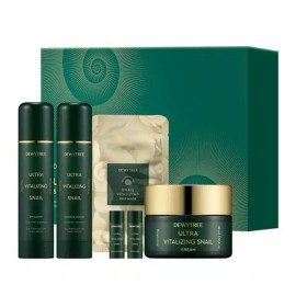 Dewtree 듀이트리 울트라 바이탈라이징 스네일 달팽이 3종 세트/ 달팽이크림 Dewtree Ultra Vitalizing Snail 3-Piece Set/Snail Cream
