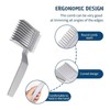 Fade Combs Tool for Men's,2pcs Curved Positioning Flat Top Hair