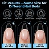 UNA GELLA Gel Nail Tips Almond Shape Medium Pre-etched 450PCS