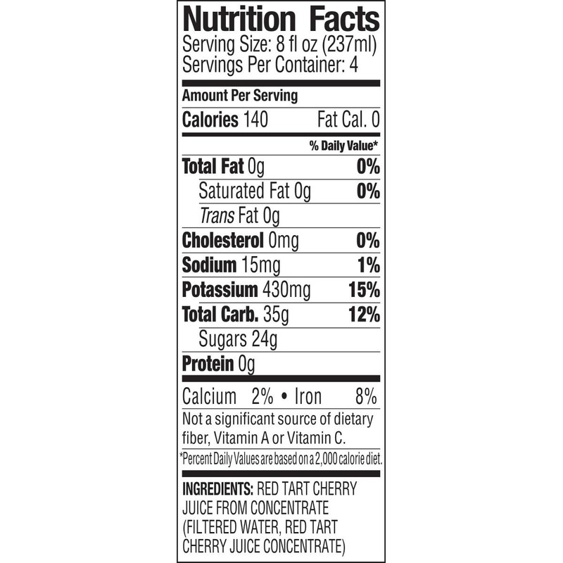 Langers Juice 100% All Tart Cherry, 32 Fluid Ounce (pack