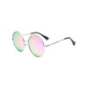 GEELOOK Round Sunglasses for Women Men Classic Oversized Circle Mirrored