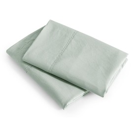 Casa Platino King Size Pillow Cases Set of 2 - Pre-Washed Ultra Soft & Breathable Pillowcases - Brushed Microfiber Pillow Covers - Easy Care - King Pillow Cases Set - 20x40 Inches, Mineral