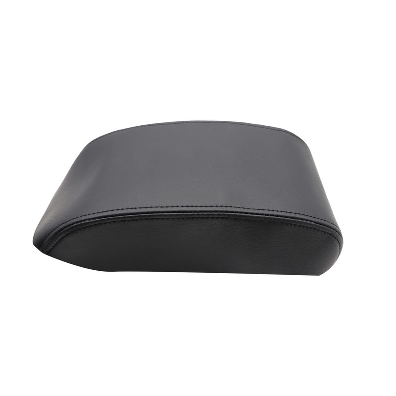 Priprilod Black Leather Armrest Center Console Lid Cover Compatible with