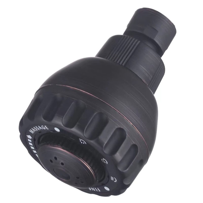 TECHZM High Pressure Shower Head 3 Settings Fixed Showerhead 2.5