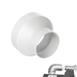 Mirhua Ventilation Pipe Different Diameter Coupling for Ventilation Fan Duct Conversion Hose Fitting Duct Hose Joint Resin (150mm⇔100mm)