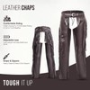 Assless Leather Chaps for Men and Women – Premium Full