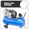 Tofficu 2pcs Aluminum Air Compressor Durable Replacement Parts for Industrial