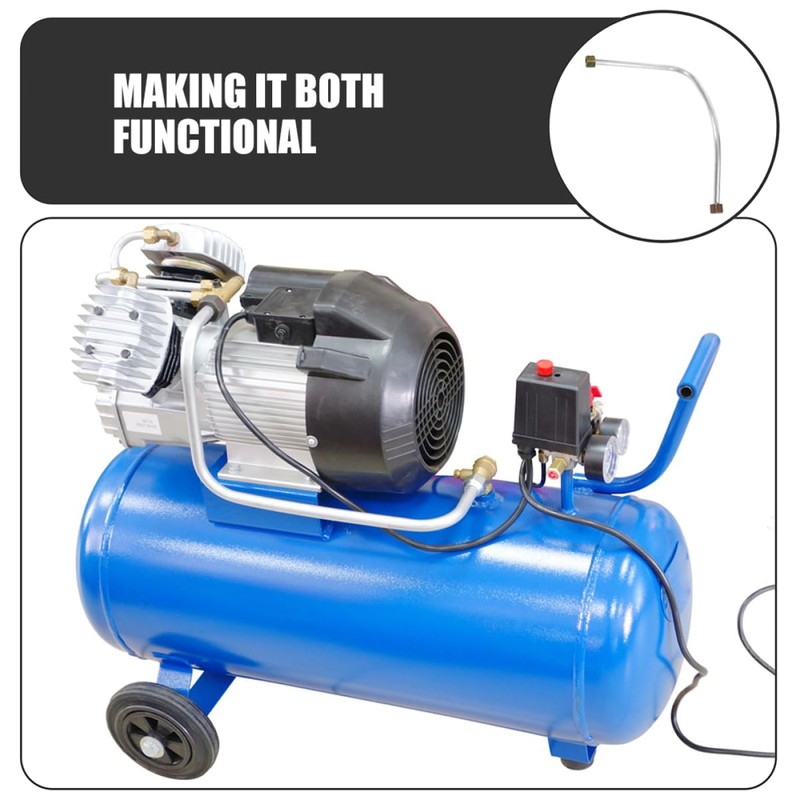 Tofficu 2pcs Aluminum Air Compressor Durable Replacement Parts for Industrial