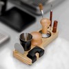 Espresso Tamper Mat, Wooden Coffee Tamper Stationfor Barista Tool Home