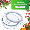 KADAX Glass Container with Lid, Food Container, Dishwasher Safe Food