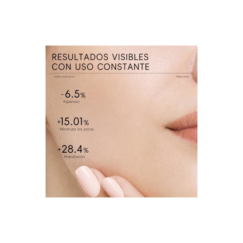 Kit Cuidado Facial Ácido Hialurónico Piezas Beaubase Hidratante Limpiador Suero