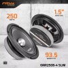 PRV Audio 2x PRV Audio 6.5" Midrange Bullet Shallow Car