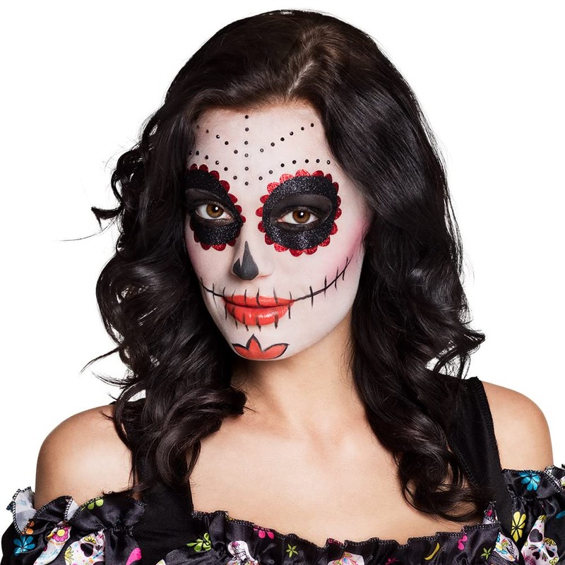 Kit make-up Day of the dead (make-up, 1 spons, 2