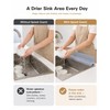 23'' Silicone Sink Splash Guard for Kitchen Sink Front Edge,