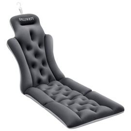 Full Body Bath Pillow for Bathtub, Thick & Luxury Bathtub Cushion with 192 Suction Cups, Bathtub Pillows for Head & Neck, Back Support, Ideal Bath Accessories for Women' Gifts Spa, Soaking, Tub