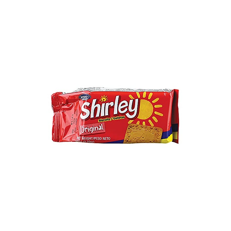 Wibisco Shirley Biscuits Original (4 Packs of 3.7oz Each)