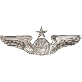 Uniform Accessories Unlimited Inc Air Force Enlisted Aircrew Member Dress Brite Badges (Mid-Size, Senior)