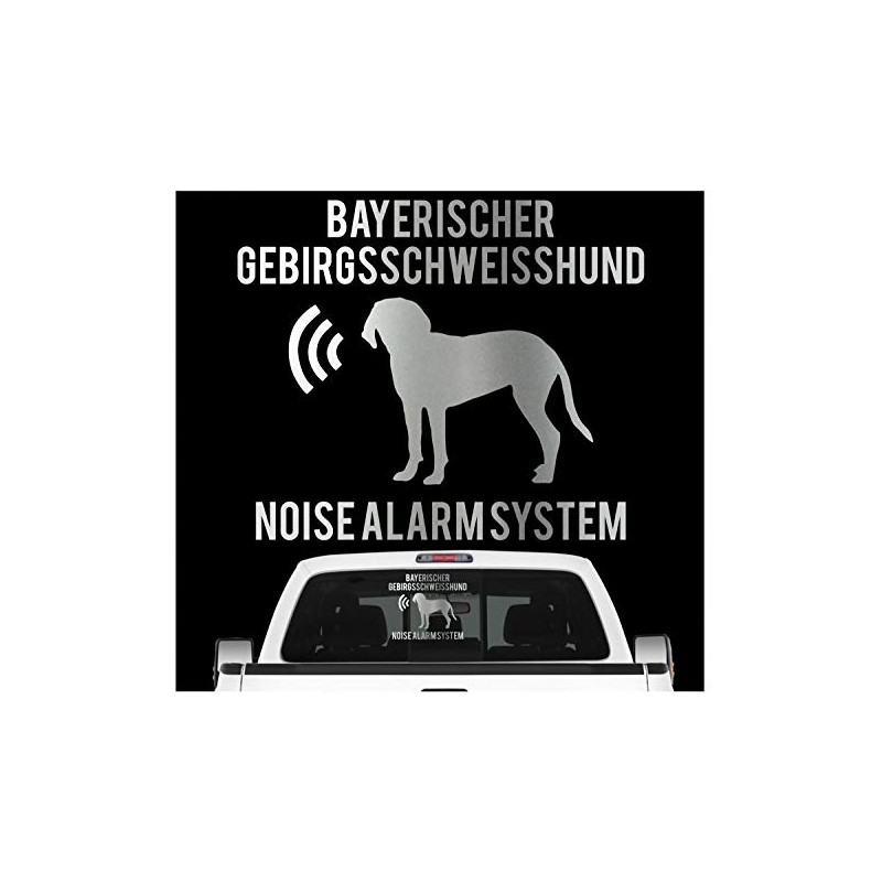 siviwonder Bavarian Mountain Welding Dog Noise Alarm System Car Sticker