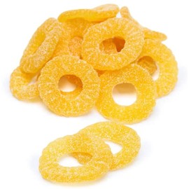 Smarty Stop Gummy Rings (Pineapple, 1 Pound (Pack Of 1))