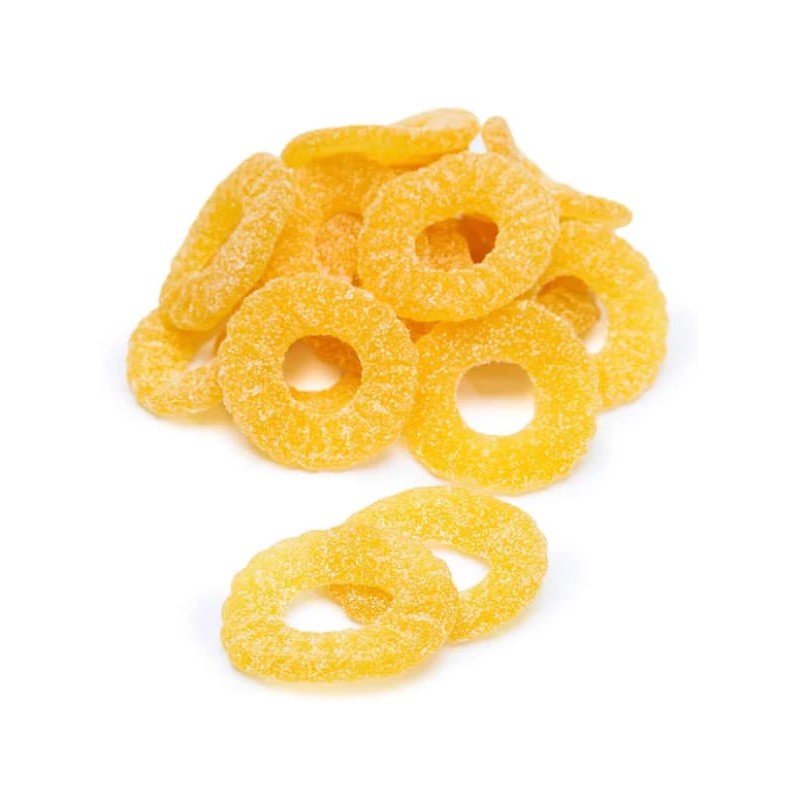 Smarty Stop Gummy Rings (Pineapple, 1 Pound (Pack Of 1))