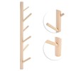 Punch Free Wall Mounted Coat Rack Towel Hanger Tree Branch