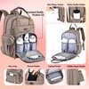 Dikaslon Unisex Polyester Diaper Backpack Daypack with Portable Changing Pad