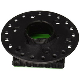 Ebbe E208 H-Mop Adapter Kit - Cast Iron Shower Drain Adapter - Black - 4" Square - Modern Industrial Style