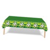 ABOOFAN 2pcs Soccer Themed Table Cover Pe Tablecloth for Parties