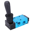 Hand Lever Pneumatic Valve Aluminum Alloy 2-Position 5-Way 4H210-08 1/4in