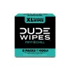 DUDE XL Flushable Wipes Mint Chill 400 Wipes, 8 Packs