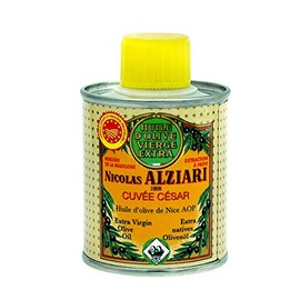 Nicolas Alziari "Cuvee Cesar" Organic EVOO, (100ml / 3.38 fl oz, "Small Sample Size Can") AOP Nice, France