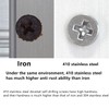 120 PCS Stainless Steel Self Drilling Screws,Self Tapping Screws for