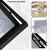 Gdfmsc 4x4 Rotating Picture Frame 2 Pack, Two-sided Viewing Display