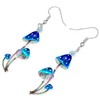 YAYAKO Anime Mushroom Earrings Acrylic Dangle Drop Jewellery Statement Earrings