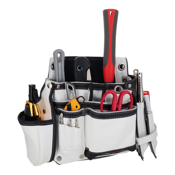 Sankyo Corporation DBLTACT Genuine Leather Excellence Nail Bag, 2 Tiers,